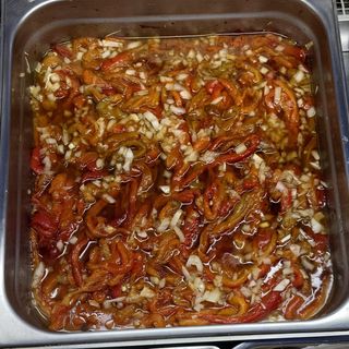 Aliño De Pimientos Asados