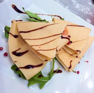 Crepes salmone