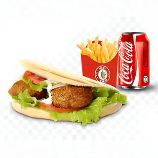 Panino falafel menu