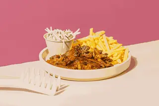 Garlic steak cu Cartofi Prajiti 180/150/50gr