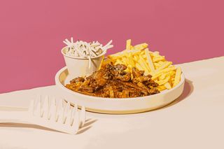 Garlic steak cu Cartofi Prajiti 180/150/50gr