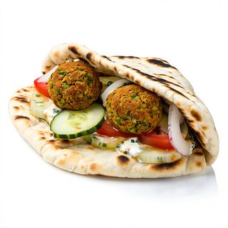 Durum o Pita falafel