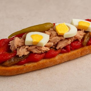 Torrada  pan de cristal de atún