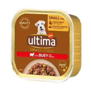 Alimento De Buey Para Perro Adulto Mini Ultima, Tarrina 150 Gr. (25907817)