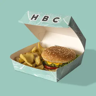 Veggyburger con patate