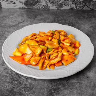 Pollo Con Picante Y Miel