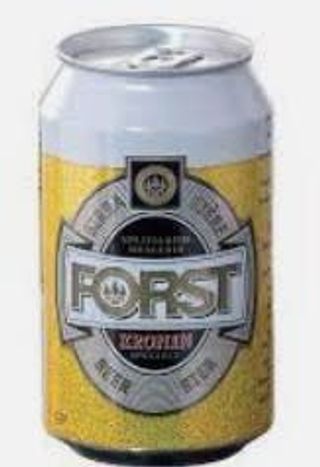 Forst rossa in bottiglia