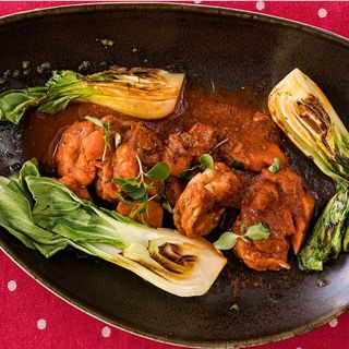 Креветки В Красном Карри 