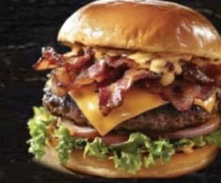 Bacon single burger