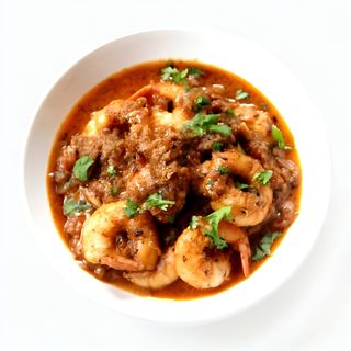 Prawn tawa masala