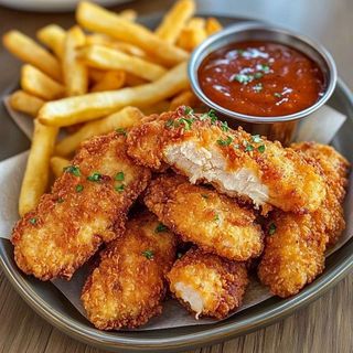 2 Pieces Crispy Chicken With Chips