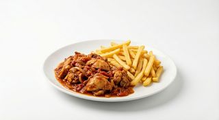 Poulet Sauté 6 Pièces & 1 Portion De Frites