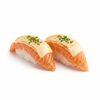 32. Nigiri De Salmón Y Queso (6 Uds.)