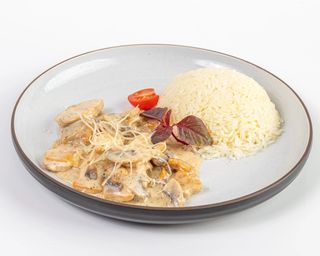 Курица с грибами