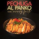 Arroz Frito Oriental con Pechuga al Panko