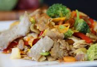 Kebab Con Verduras A La Plancha