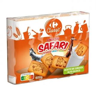 Galletas Safari Carrefour Pack De 3 Unidades De 200 Gr.
