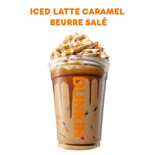 Iced Latte Caramel Beurre Salé