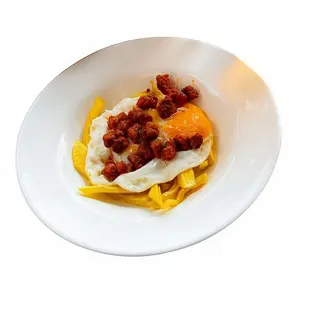 Plato estilo rotos de chistorra