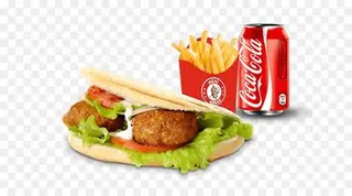 Piadina falafel + bibita 33cl + patatine