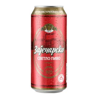 Zaječarsko svetlo pivo limenka 0,5 l