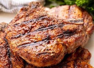 Свинска вратна пържола на ББК