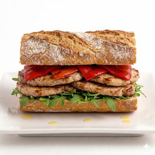 Bocata De Lomo con queso (Grande)