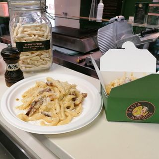 Strozzapreti alla carbonara