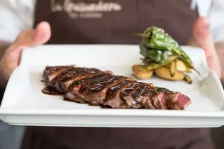 Entrecote de Vaca con palatinas 