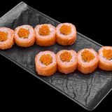 Рол Філадельфія Де Люкс з Лососевою Ікрою (8шт/260г)