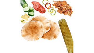 Rollo z WARZYWAMI i SEREM