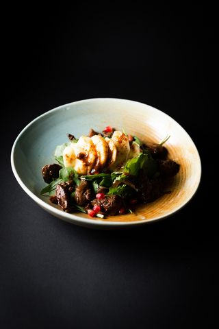 Теплий салат з печінкою (195г)