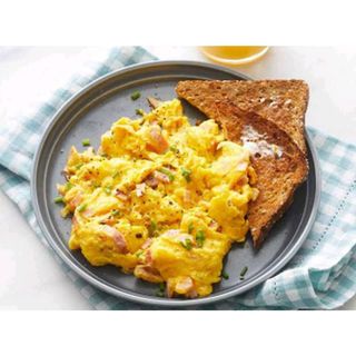 Bread and fried eggs