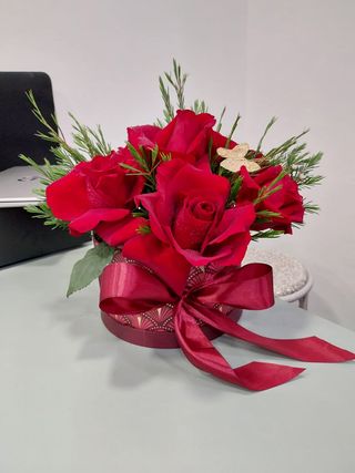 Box com Rosas Vermelhas