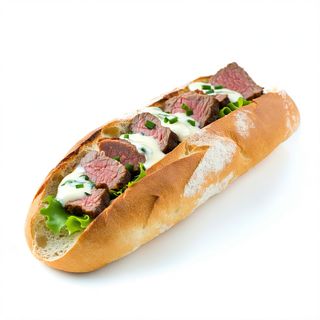 Bocadillo Escalopines Al Cabrales