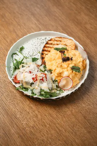 Cheese scrambled