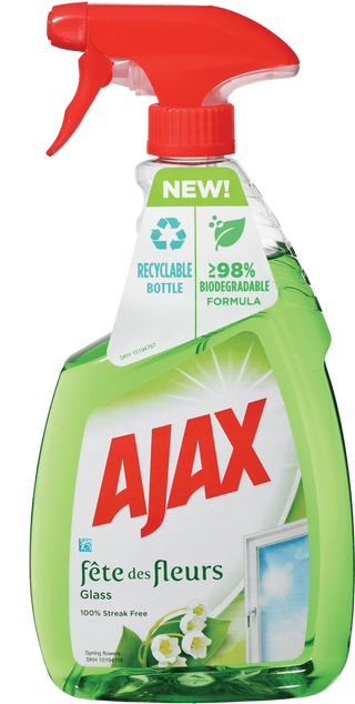 AJAX 750ML WINDOW GLASS GREEN TIGGER/1222334 AWT INTERNATIONAL (232536)