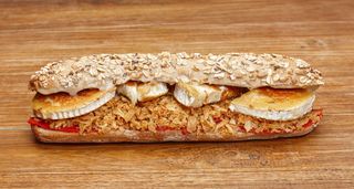 Bocadillo de rulo de cabra