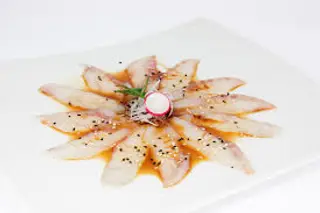 Spicy Suzuki carpaccio (branzino)