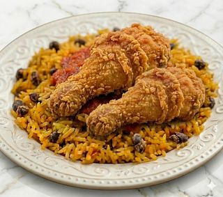 Riz soumara au poulet