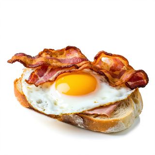 Bocadillo De Paté, Bacon Y Huevo