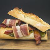 Bocadillo Panceta Y Pimientos