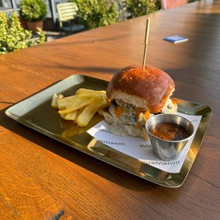 Double cheeseburger Deluxe 