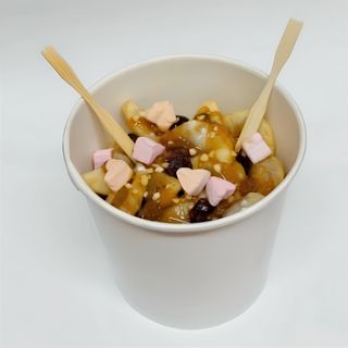 Смажені варенички з шоколадом