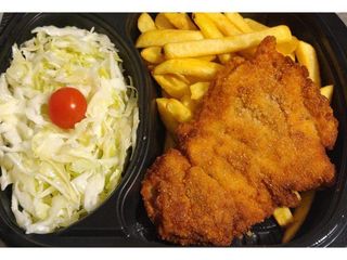 Snitel vienez din cotlet de porc