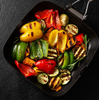 Parrillada de verduras a la plancha