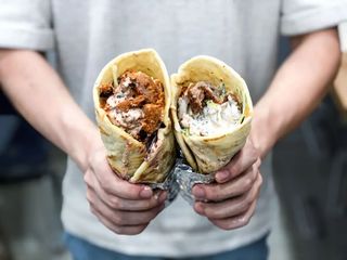 Kebab na cienkim średni