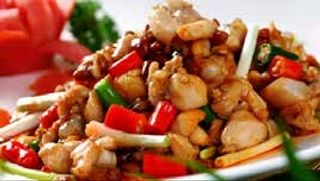 150. Cosce di rana saltate con salsa piccante