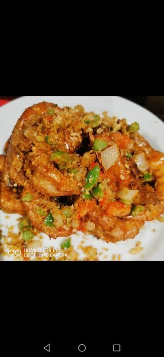 Langostino con sal y pimienta 