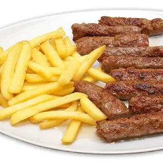 Ćevapčići 5 kom s prilogom